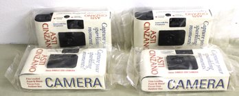 Four Asti Cinzano Promotional Cameras