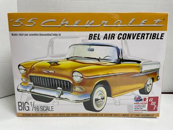 AMT. 55' Chevy Bel Air Convertible. Big 1/16 Scale Model Kit (#104)