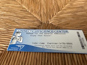 Connecticut Science Center - 4 Admission Tickets