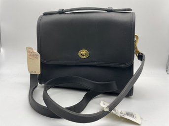 New With Tag, Coach Black Court Bag  #9870 From Lord And Taylor.