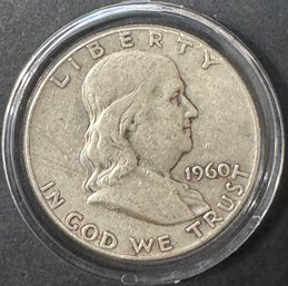 1960 Ben Franklin Half Dollar