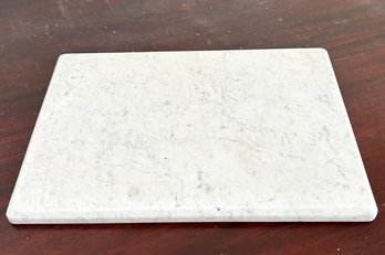 A Beveled Oak Marble Plateau, Possibly Old Table Top