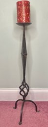 Wrought Iron Candle Holder