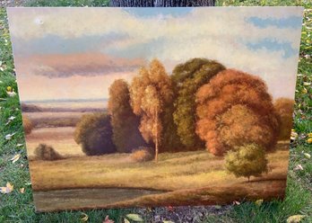 Beautiful Oil On Canvas ~ Signed L Stephano ~ Landscape