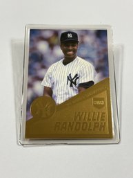 Danbury Mint 22kt Gold Leaf 1999 World Series NY Yankees Willie Randolph Sealed