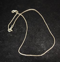 16' Fine Sterling Silver Chain Necklace 925