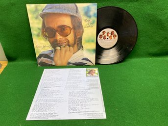 Elton John. Rock Of The Westies On 1975 MCA Records With Insert.