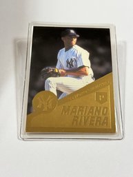 Danbury Mint 22kt Gold Leaf 1999 World Series NY Yankees Mariano Rivera Sealed