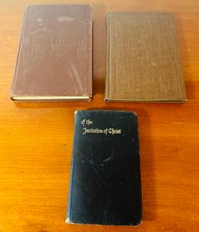 Lot Of 3 Old Religious Books