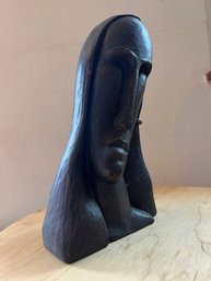 Modernist Head Sculpture Dated 1961 OMC