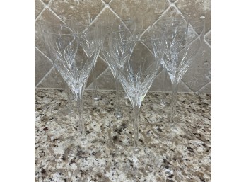 Set Of 8 LENOX FIRELIGHT Wine Glasses