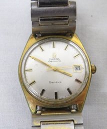 Vintage Men's Omega Geneve Automatic Wristwatch C.1970 - Running, Original Band