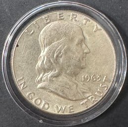 1963 Ben Franklin Half Dollar