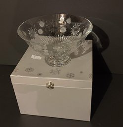 New Waterford Crystal 'Snowflake Wishes' Bowl  #1