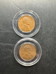 2 Wheat Pennies 1941, 1941-D