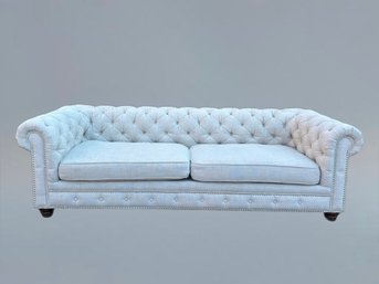 A Beautiful Custom Made Chesterfield Sofa, 1 Of 2