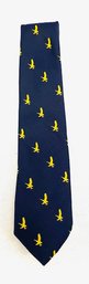 Rare Vintage Golden Clasp Necktie By Prince Consort For Sikorsky Aircraft