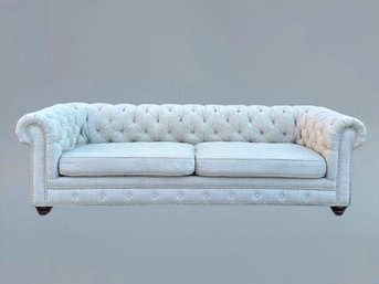 A Beautiful Custom Made Chesterfield Sofa, 2 Of 2