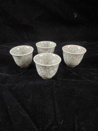 Japanese Tea Cups - Set Of 4