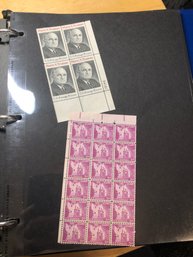 Binder Of Random Stamps.  S43