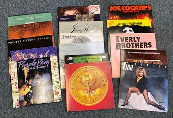 Vintage Vinyl Record Lot ~ 17 Vinyl Records ~ Prince, Joe Cocker, Tina Turner & More (A)