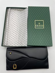 Gucci Black Leather Wallet With Box, Unused? (#1)