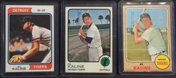 1968 - 1973 & 1974 Topps Al Kaline Cards