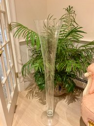 4/ft Floor Standing Glass Vase Made In Poland