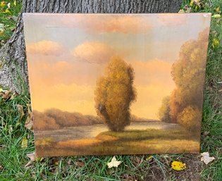 Beautiful Oil On Canvas ~ Signed L Stephano ~ Landscape