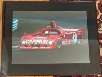 Framed Race Car Photo Print