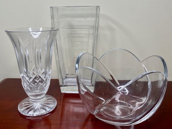 Vintage Pressed Glass Vessels (3)