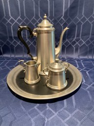 International Pewter Coffee Set