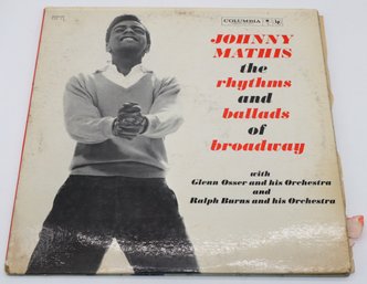 Johnny Mathis The Rhythms And Ballads Of Broadway Vinyl