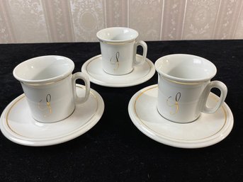 3 Piee Kronester Bavaria Cup & Saucer