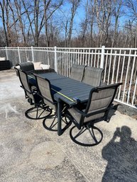 Outdoor Table And 9 Chairs
