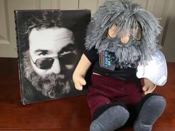 The Jerry Garcia Doll & Garcia By The Editors Of Rolling Stone Paperback - VERY Collectible Plush Figure