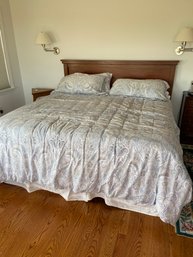 Wood Headboard With Sealy Posturepedic King Mattress