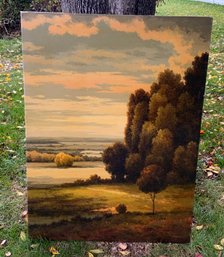 Beautiful Dramatic Oil Painting ~signed John K ~