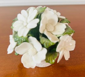 Aynsley China White Flower Bouquet - 2.5'