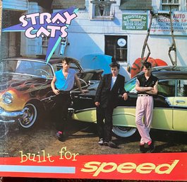 STRAY CATS - Built For Speed - 1982 Vinyl LP - ST-17070 - VERY GOOD CONDITION