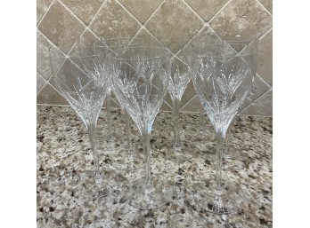 Set Of 9 LENOX FIREFLIGHT Wine Glasses