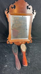 The Bombay Company Mirror And Brushes