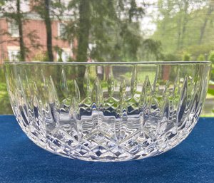 Vintage Waterford Crystal 'Lismore' Salad Serving Bowl 8'