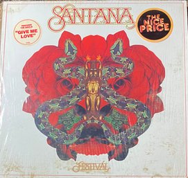 SANTANA -  'FESTIVAL' 1976 - BL-34423 - In Shrink - RECORD VERY GOOD CONDITION W/ Sleeve