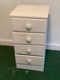 White Chest Of 4 Drawers