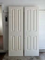 A Pair Of Solid Wood Closet Doors - Removed & Ready For Pickup