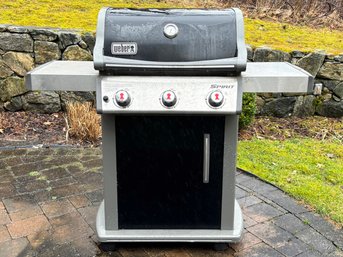 A Weber Spirit Propane Grill