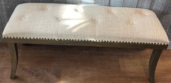 Elegant Cushioned Bench