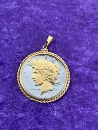 Liberty Dollar Coin Pendent