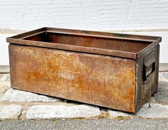 A Vintage Industrial Metal Box